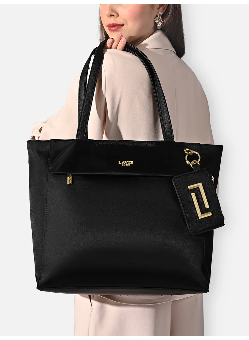 Lavie Luxe Women's Zumi Large Tote (Black)